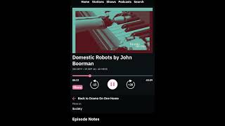 Domestic Robots 🤖 radioplay 📻 by John Boorman starring Stephen Rea ♥️ n Brendan Gleeson etc 2018 Profile