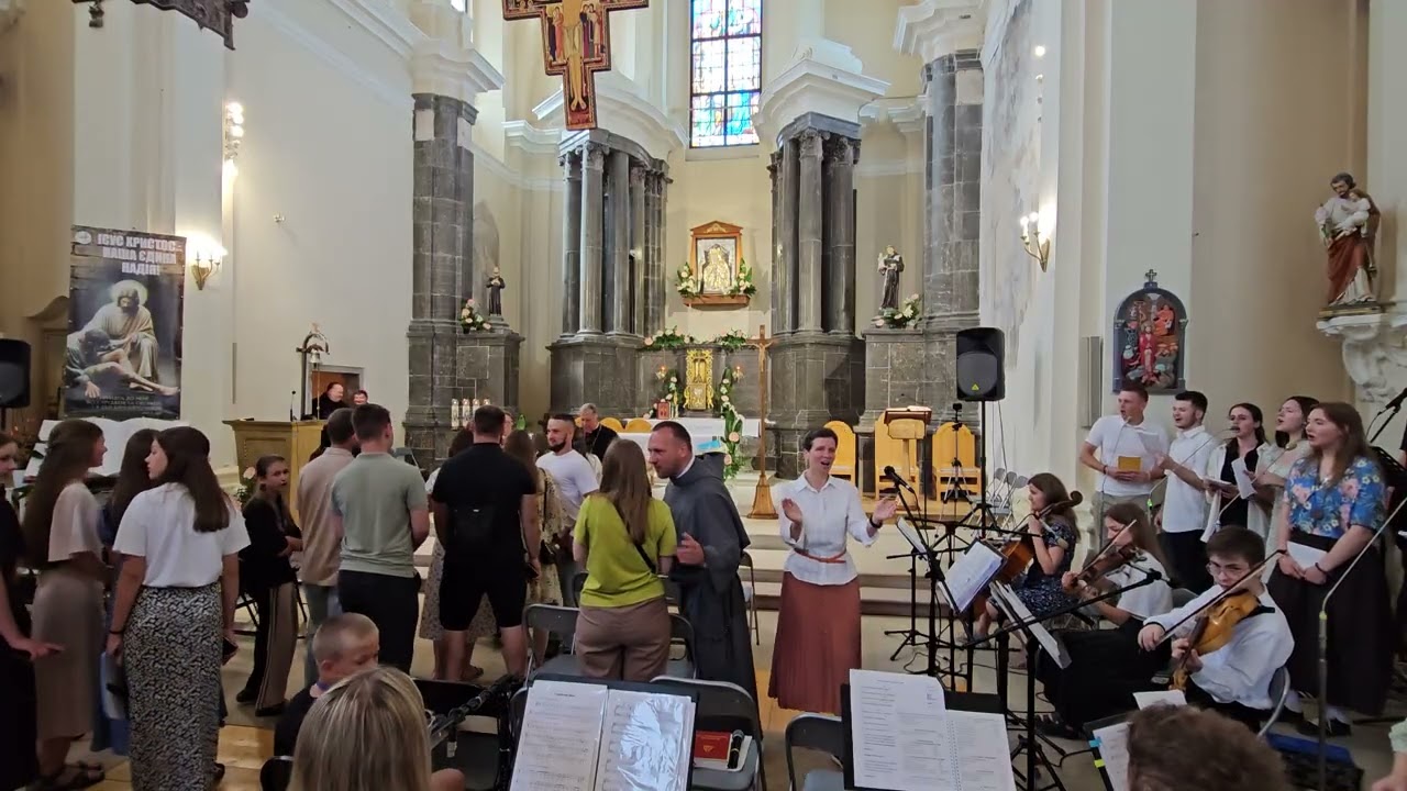 Більшівці 2025. Зустріч молоді. Прослава на закінчення Меси