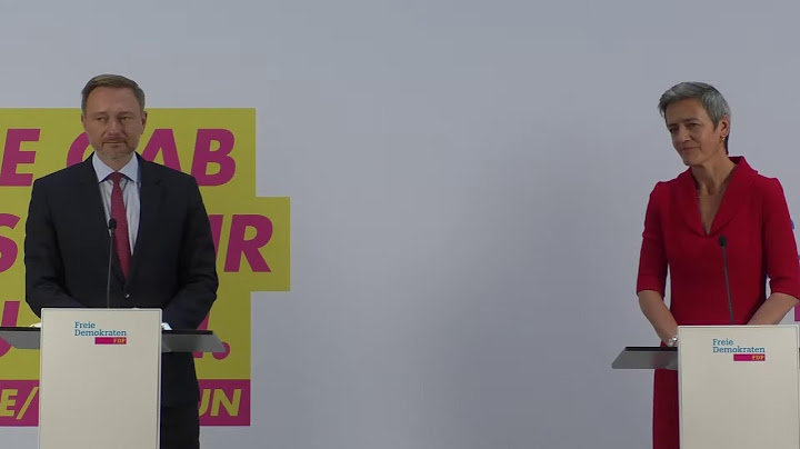 Pressestatement von Christian Lindner und Margrethe Vestager am 25.10.2021