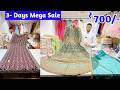 3- Days Mega Sale ₹ 700/- Pakistani Suit Materials Stone Work Sarees Bridal Gharara Palazzo Sharara