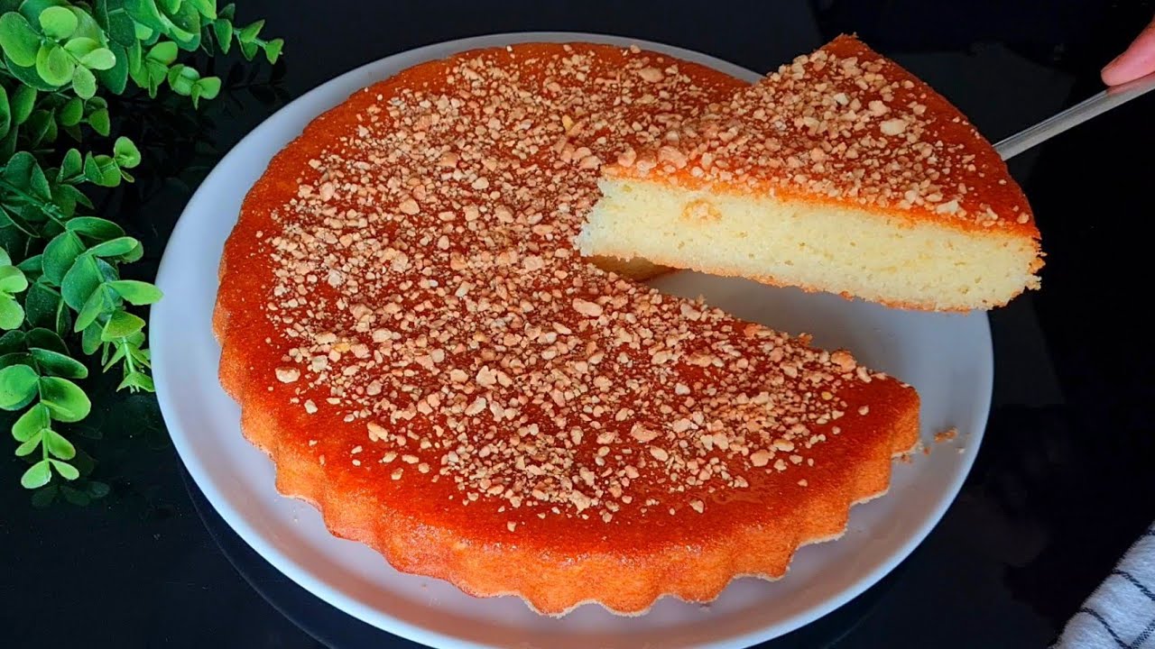  بسبوسة باللبن بمذاق جديد خطيرة وصفة سهلة سريعة ولذيذة كتوجد في آخر لحظة ضروري تجربيها