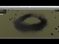 Boids Simulation - Murmuration. 100 000 boids using Unity ECS