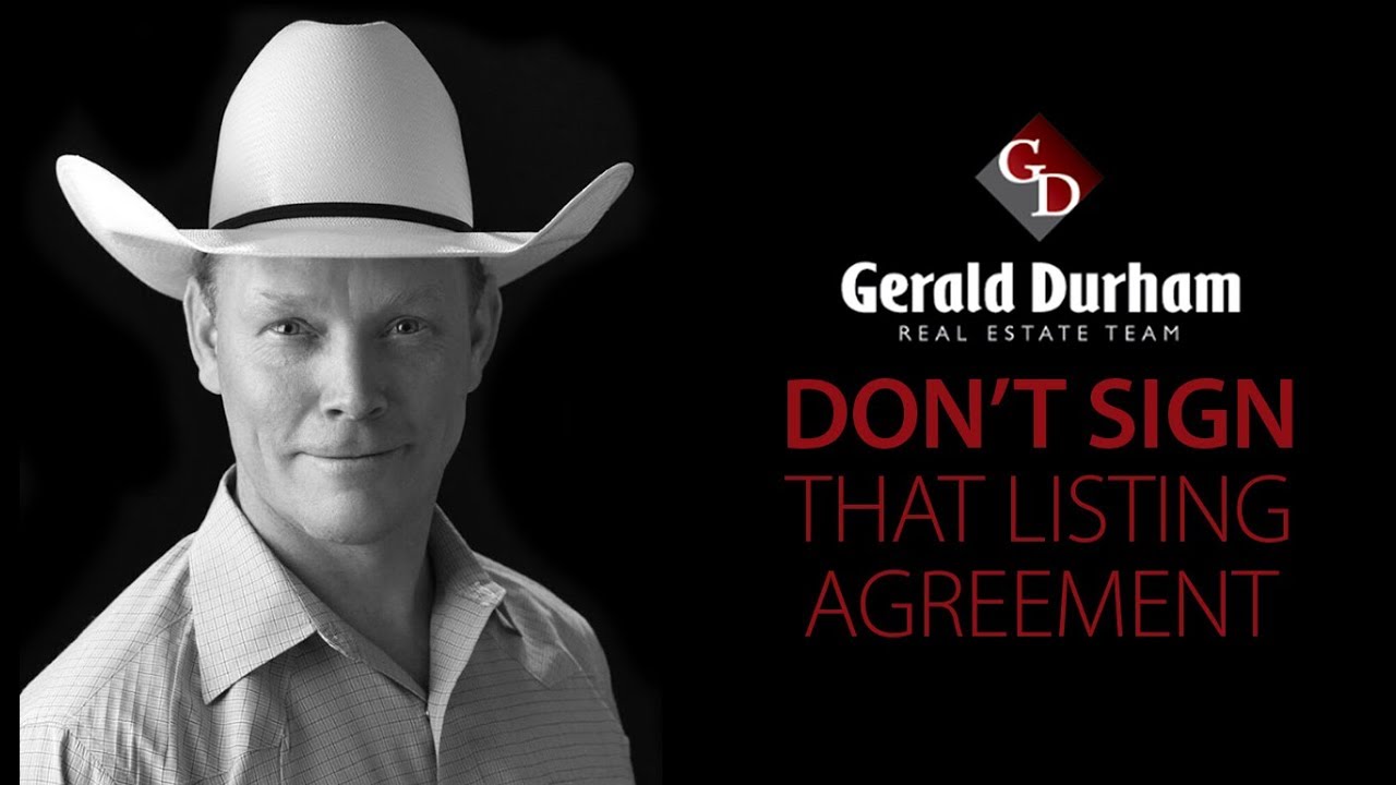 Weatherford, TX Real Estate: Listing Agreement