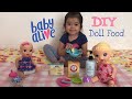 Easy Ways to Make Baby Alive Food | Baby Playful