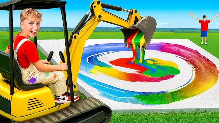Painting GIANT vs TINY Art Challenge! thumbnail