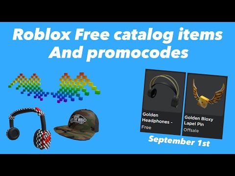 Roblox free catalog items (September 2021)