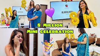 WOW! 8 Million Subscribers Youtube Family Mini celebration Chikoo Baby Funny Comedy  Bindass Kavya