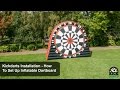 KickDarts Installation - How to Set Up Inflatable Dartboard