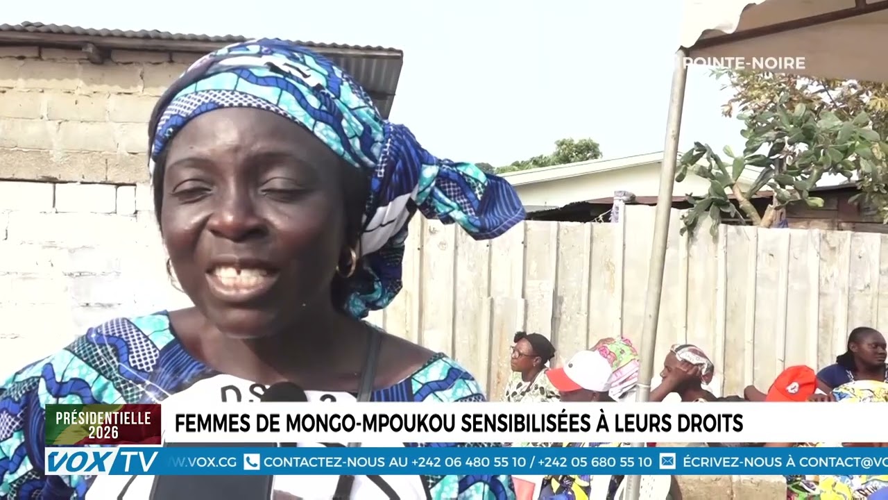 Femmes de Mongo Mpoukou sensibilisées à leurs droits