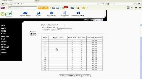 How to portforward in PTCL ZXDSL831CII router Pakistan
