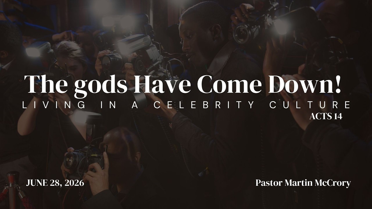 28 June 2026 - Martin McCrory - The gods Have Come Down! Living in a Celebrity Culture
