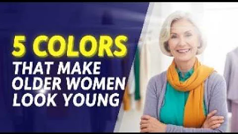 5 Colors That Make Older Women Look Young, Radiant and Turn Heads