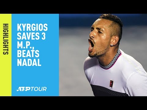 Highlights: Kyrgios Beats Nadal In Thriller At Acapulco 2019