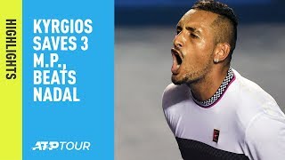 Highlights: Kyrgios Beats Nadal In Thriller At Acapulco 2019(, 2019-02-28T08:13:23.000Z)