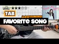 ふみの(FUMINO) - 『favorite song』 | guitar cover(with TAB)