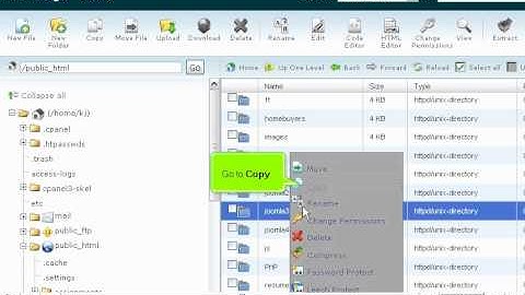 joomla upgrade cPanel