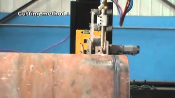 KR XY5 5 Axis CNC Round Pipe Cutting Machine Cutting Show