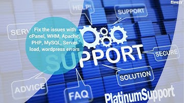 I will fix cpanel, whm, apache, php, mail, mysql, dns, vesta, plesk - Support & IT Services