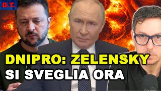ZELENSKY SI ACCORGE SOLO ORA CHE I RUSSI SONO NEL DNIPRO