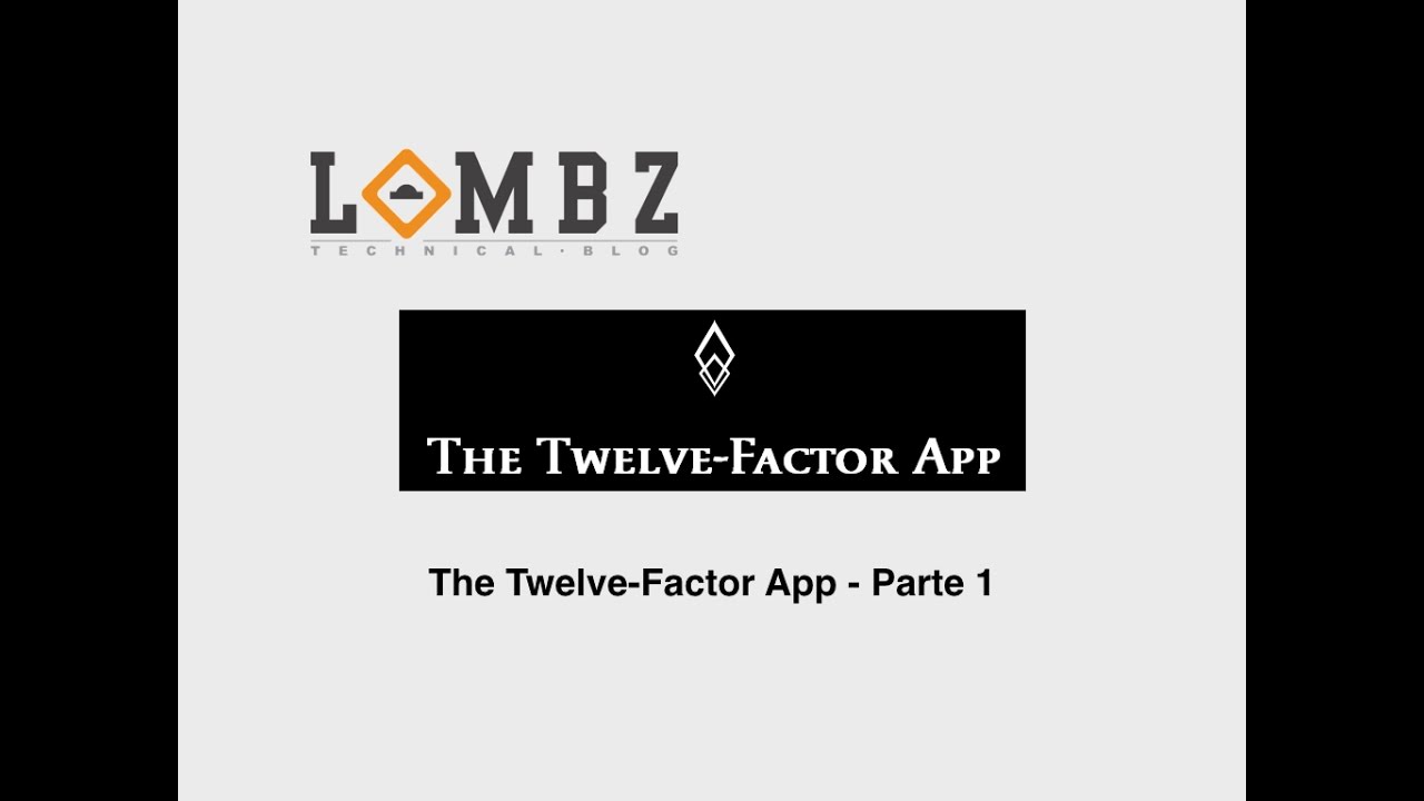 The TwelveFactor App Parte 1 YouTube