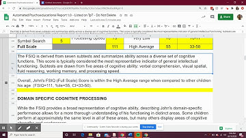 Changing from Google Sheet to Word with Automated Report