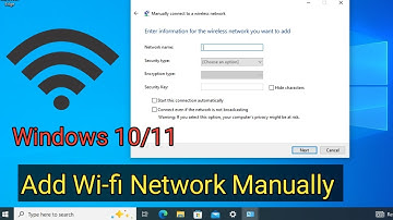 How to Add Wireless WiFi Network Manually in Windows 10/11 | Connect Hidden WiFi Network Easily