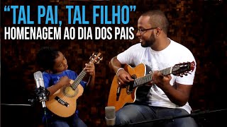 GAROTO DE 5 ANOS TOCANDO CAVAQUINHO PARA HOMENAGEAR SEU PAI