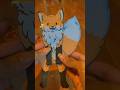 How to make paper pet fox 22 art paperdoll papercraft