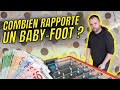 Combien rapporte un babyfoot  barhotelcampingetc