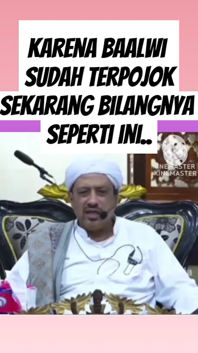 Before the polemic about the lineage of Habib Baalwi, he was furious at being called Sayyid, now ...