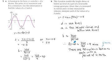 Sinusoidal Modelling IB Mathematics