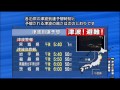 Japanese Tsunami Warning in English - YouTube