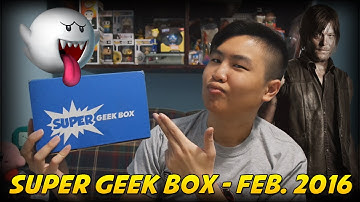 Super Geek Box Unboxing: Apocalypse! (February 2016)