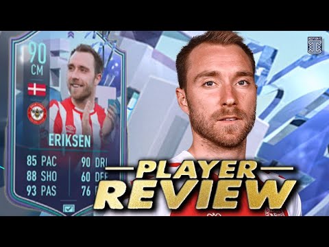 90 FANTASY ERIKSEN PLAYER REVIEW! FIFA 22 Ultimate Team