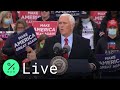 LIVE: Pence Holds Campaign Rally in Waterford Township, Michigan