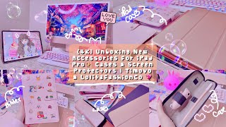 [4K] Unboxing New Accessories For iPad Pro✨ Cases & Screen Protectors | Timovo & LolitaFashionCo 💖 screenshot 5