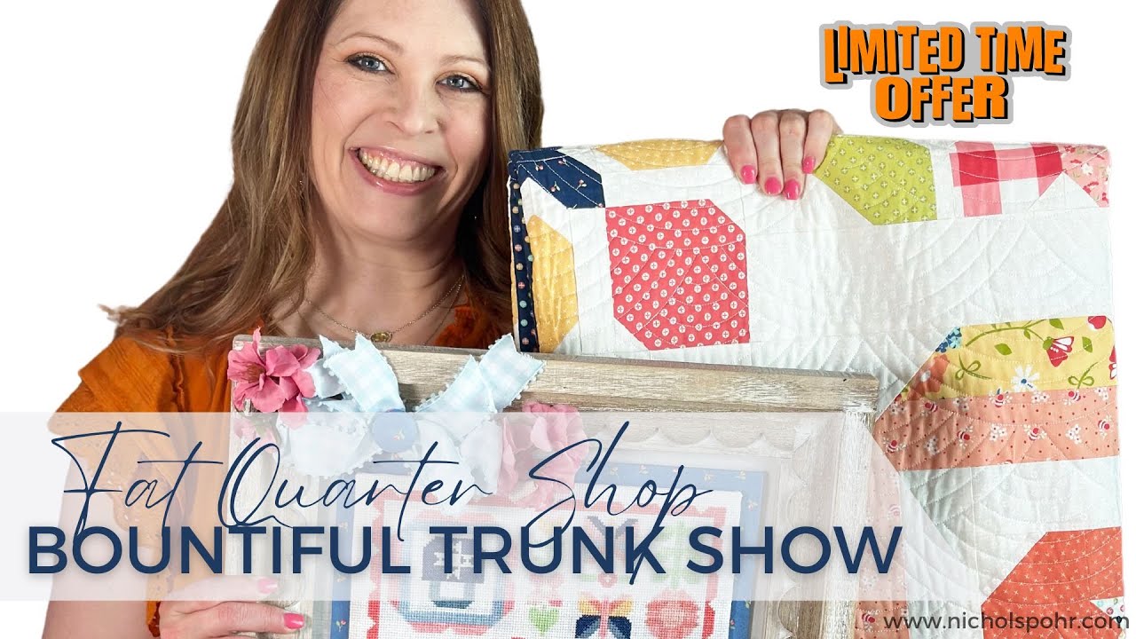 LIVE: Scrappiness is Happiness Quilt Trunk Show with Lori Holt! - Behind  the Seams 