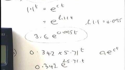 Exponentials and Logs C3 Ex5B teaching Part 2