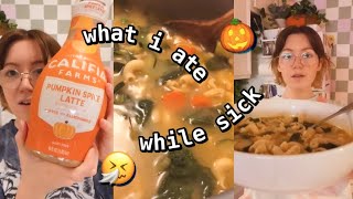 What I've been eating 🍜🍂 must finally be fall cuz I got the sickies 🤧