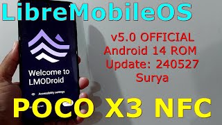 LibreMobileOS 5.0 OFFICIAL for Poco X3 Android 14 ROM Update: 240527