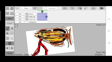 18 fps barrage in rough animator