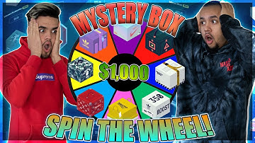 HYBE $1,000 HYPEBEAST MYSTERY BOX SPIN THE WHEEL!! *INSANE UNBOXING*