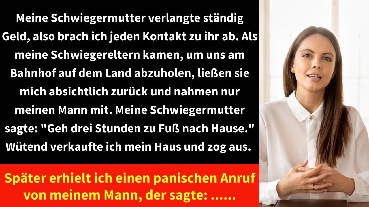 Meine Schwiegermutter verlangte ständig Geld, also brach ich jeden Kontakt zu ihr ab.
