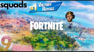 Squads victory royale - 9 kills