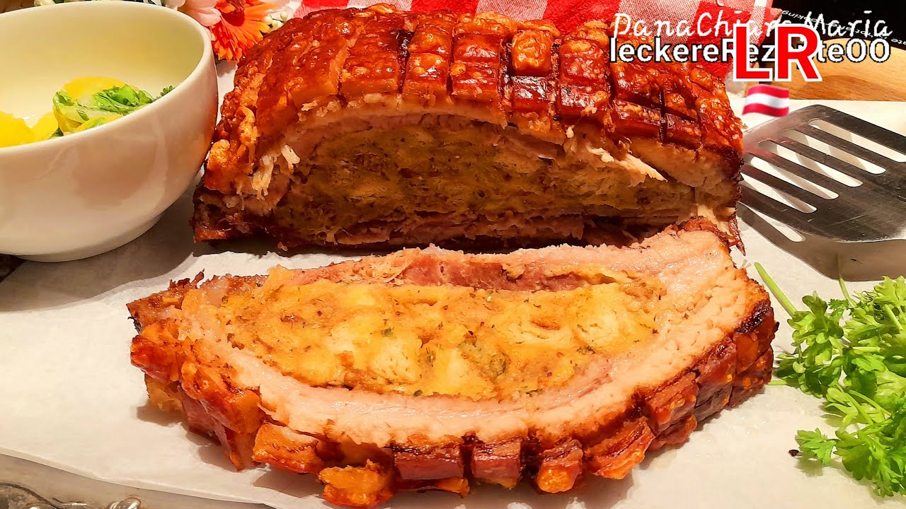 leckere Rezepte OÖ 🇦🇹 Omas gefüllter Schweinsbraten mit Semmelfülle ... leckere Rezepte OÖ 🇦🇹 Omas gefüllter Schweinsbraten mit Semmelfülle ...