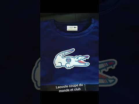 Lacoste Perosnnalisable Coupe Du Monde Et Clubs 