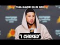 Devin Booker IN TEARS after loss - Post Game Interview - Portland Trail Blazers vs Phoenix Suns