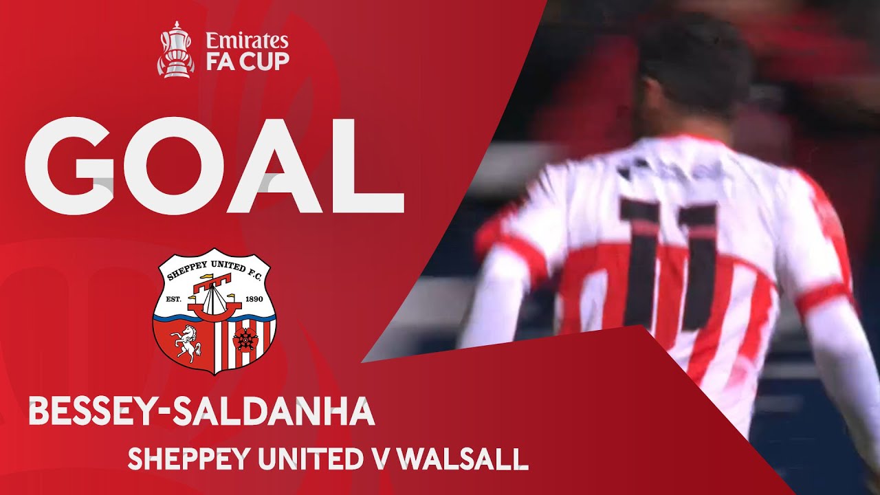 GOAL | Bessey-Saldanha | Sheppey United 1-0 Walsall | First Round | Emirates FA Cup 2023-24