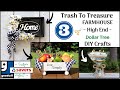 3 FARMHOUSE THRIFT STORE DOLLAR TREE MAKEOVER DIY&#39;S | DIY TRASH TO TREASURE FARMHOUSE CRAFT DECOR