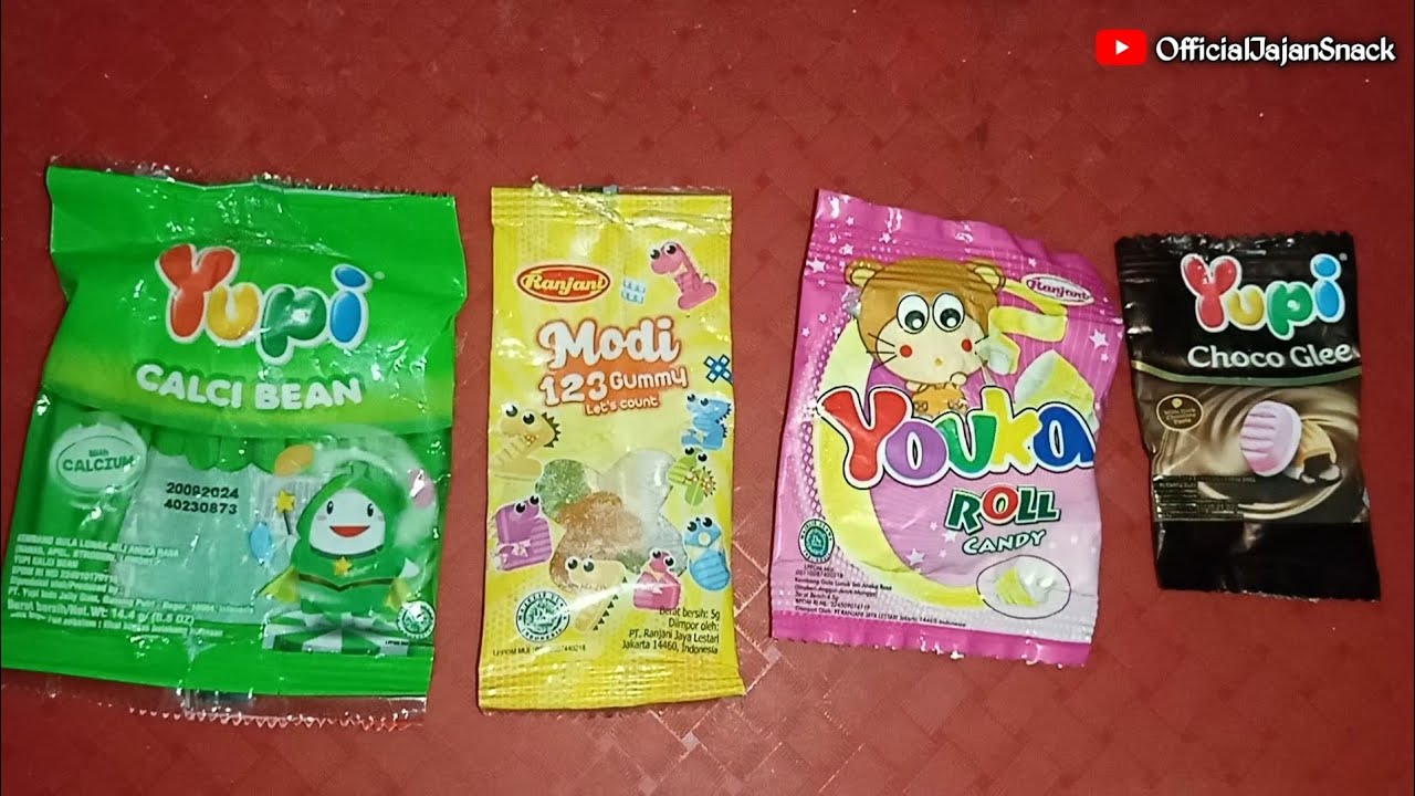 ASMR Opening Yupi Calci Bean Green vs Ranjani Modi Yellow vs Youka ...